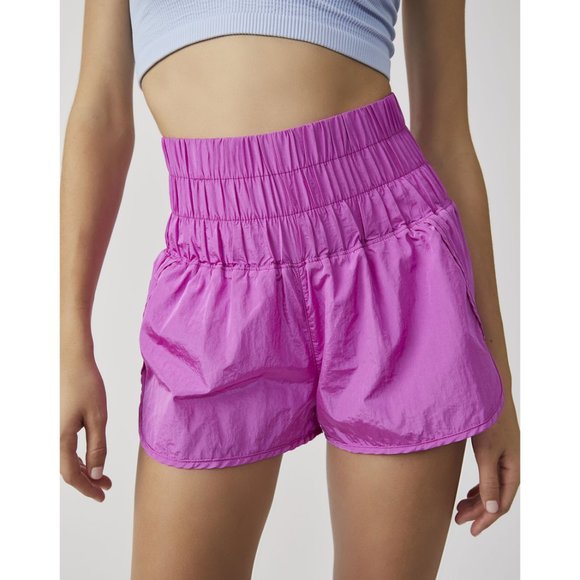 Like New FP MOVEMENT The Way Home Shorts / Neon Magenta - Picture 2 of 6